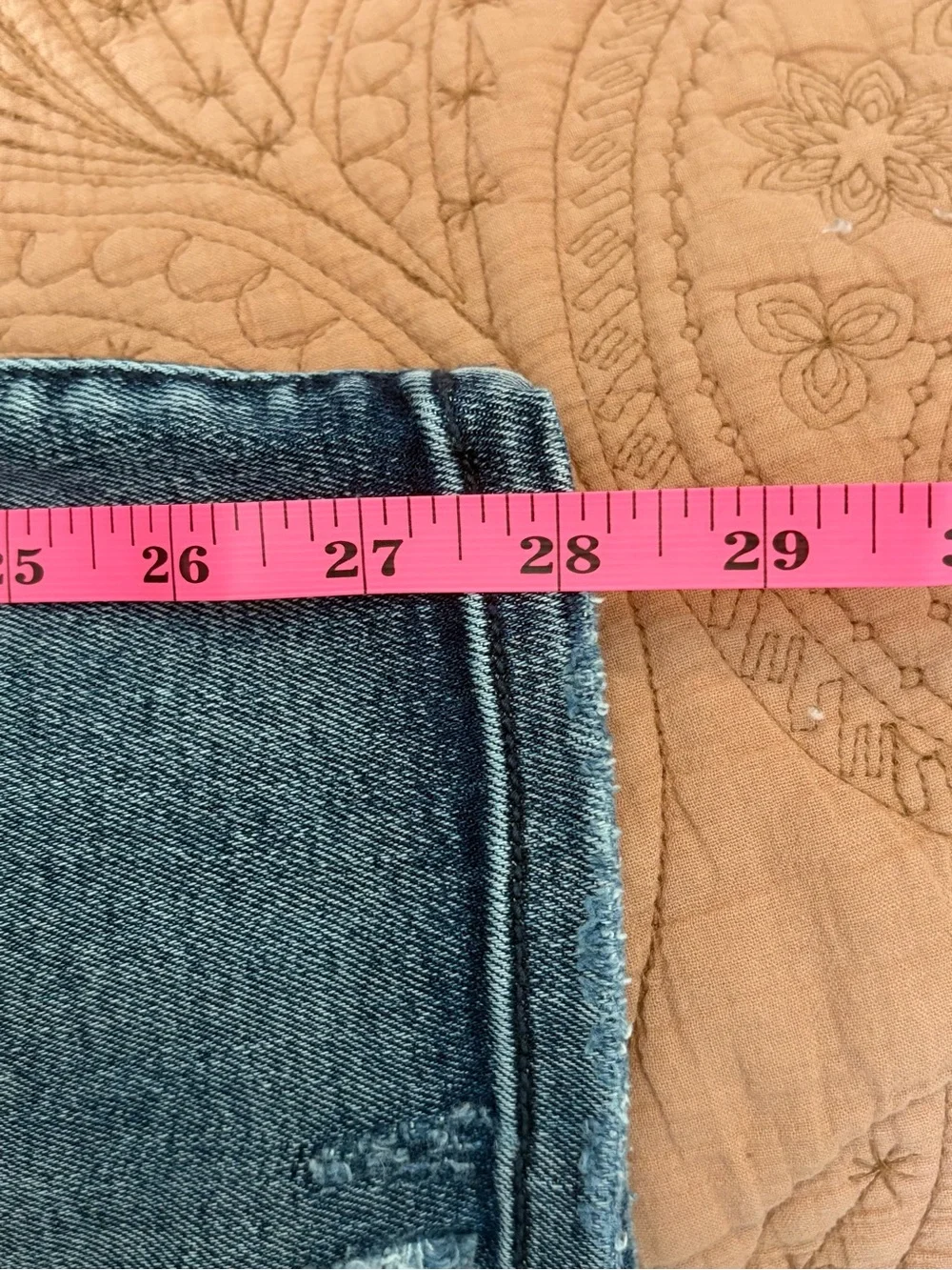 Judy Blue Boyfriend Fit Distressed Ripped Denim Jeans 11/30